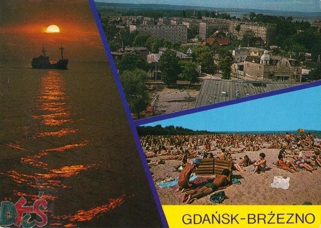 Gdańsk Brzeźno - lata 70-te XX w.