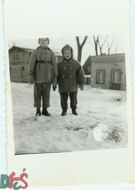 Na ul. Brzeźnieńskiej/Północnej - lata 50-te.